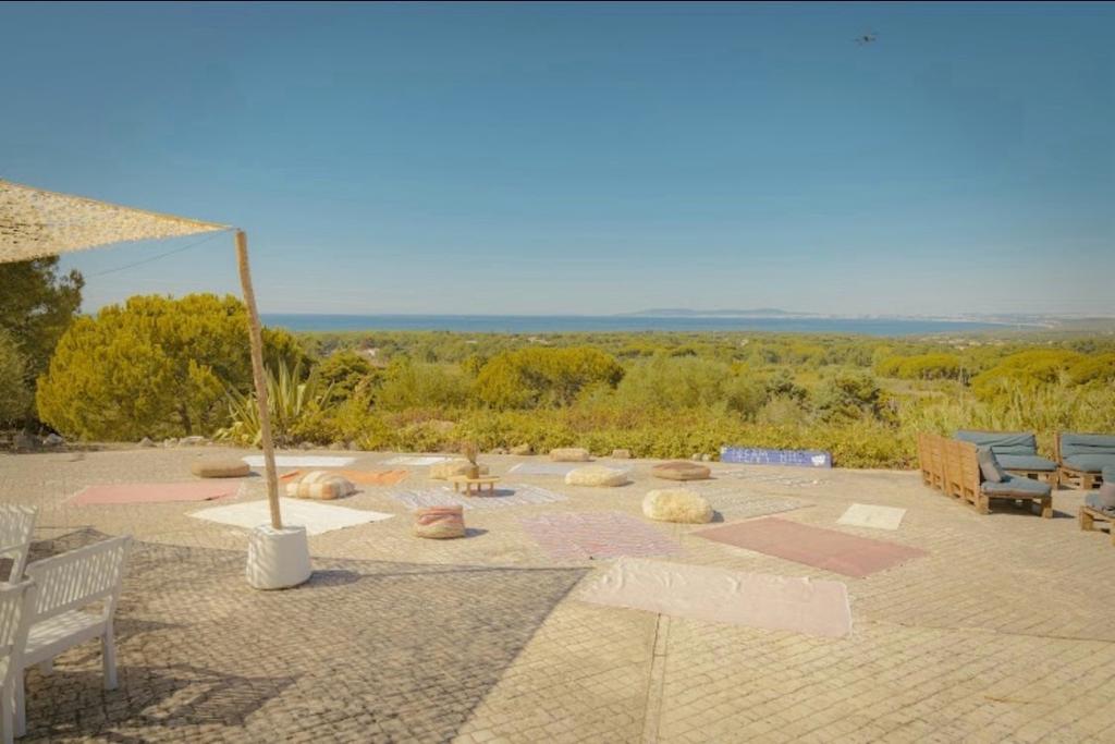 Meditation room with natural light